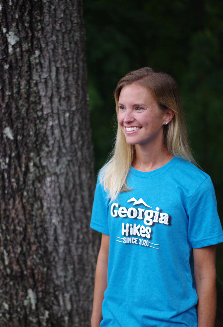 Georgia Hikes Classic T-shirt - Aqua