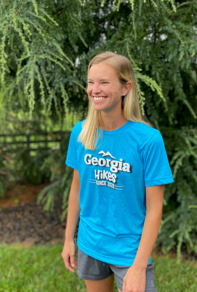 Georgia Hikes Classic T-shirt - Aqua