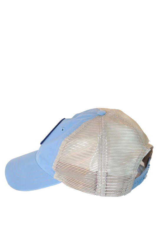 Georgia Hikes Baby Blue Logo Hat Rear Mesh View