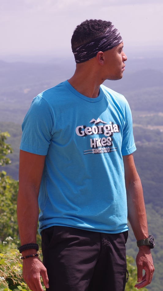 Georgia Hikes Classic T-shirt - Aqua