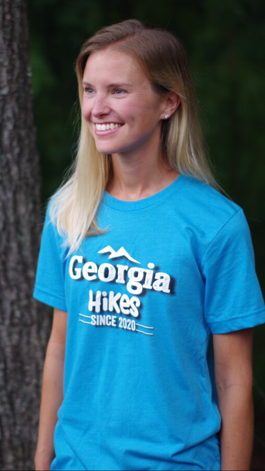 Georgia Hikes Classic T-shirt - Aqua