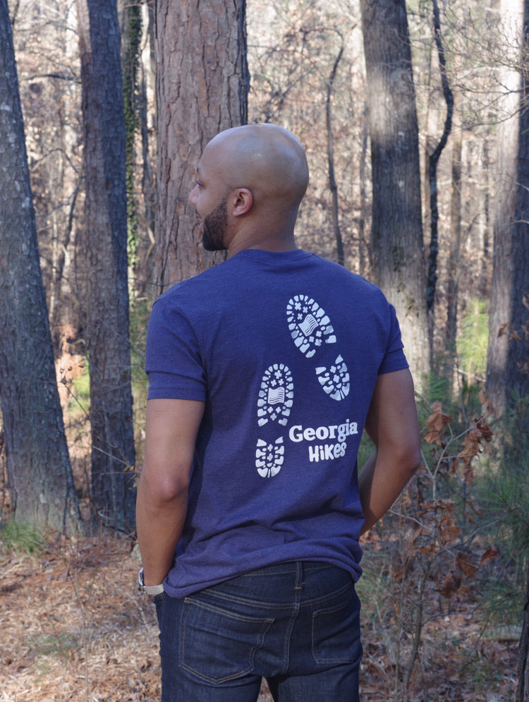 Bootprint T-Shirt - Indigo