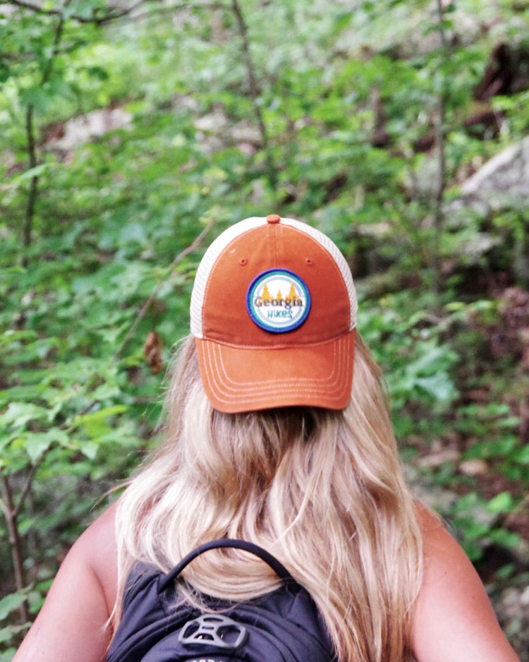 Georgia Hikes Hat - Unstructured - Burnt Orange