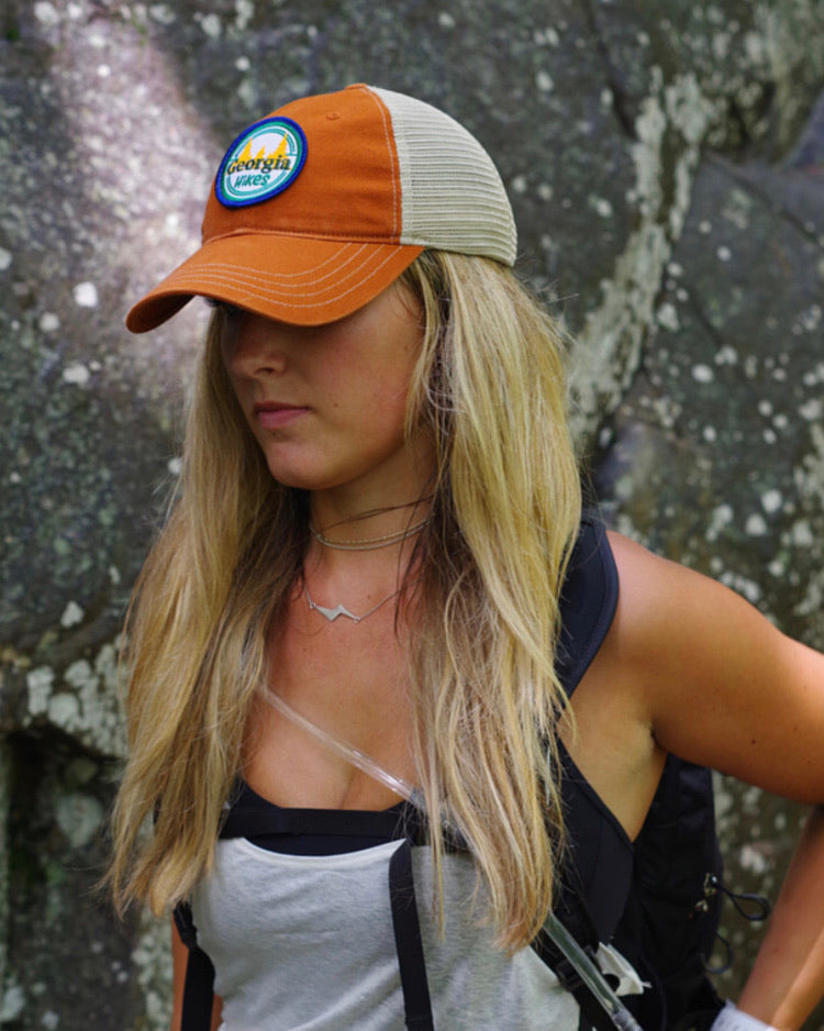 Georgia Hikes Hat - Unstructured - Burnt Orange