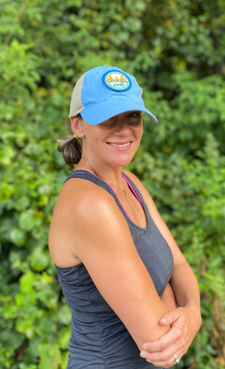 Georgia Hikes Hat - Unstructured - Sky Blue