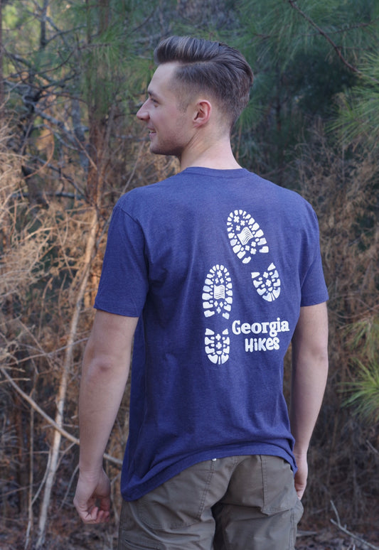 Bootprint T-Shirt - Indigo