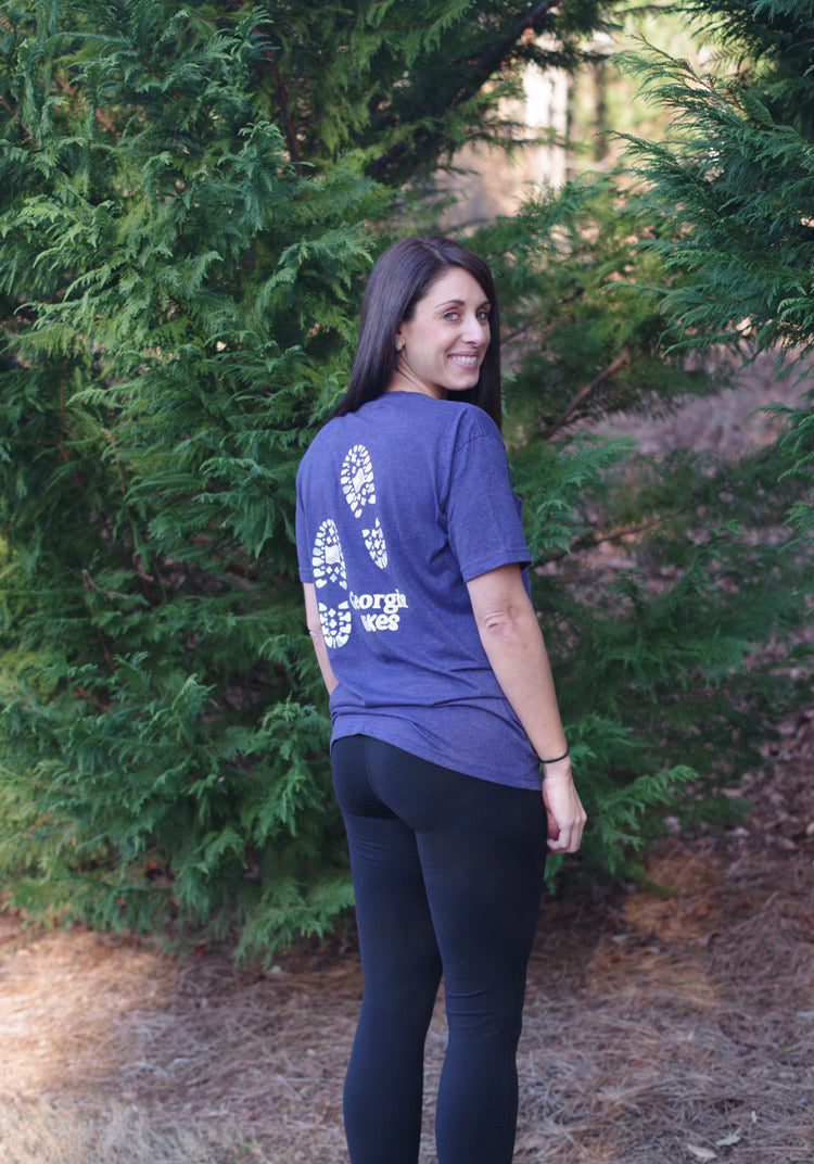 Bootprint T-Shirt - Indigo