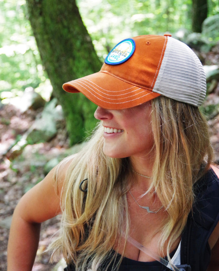 Georgia Hikes Hat - Unstructured - Burnt Orange