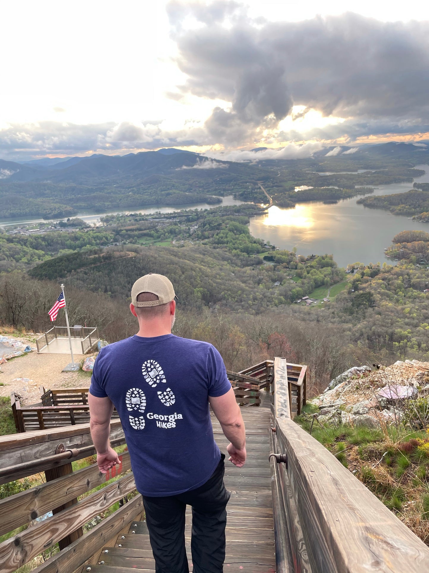 Bootprint T-Shirt - Indigo