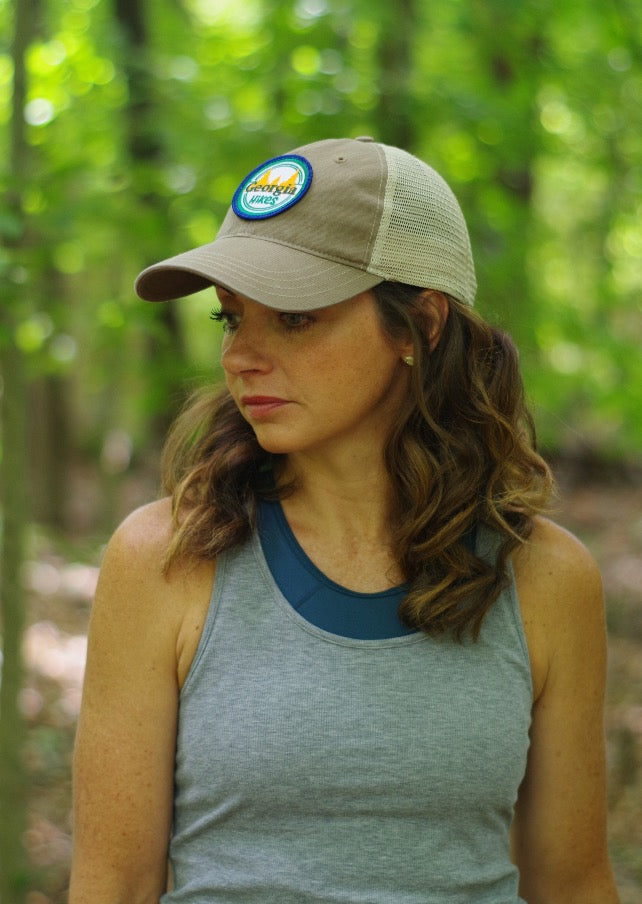 Georgia Hikes Hat- Unstructured - Tan