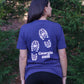 Bootprint T-Shirt - Indigo