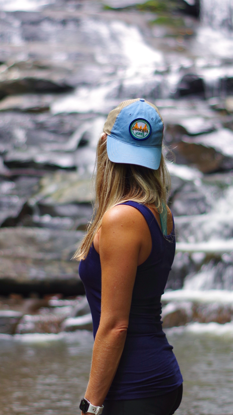 Georgia Hikes Hat - Unstructured - Sky Blue